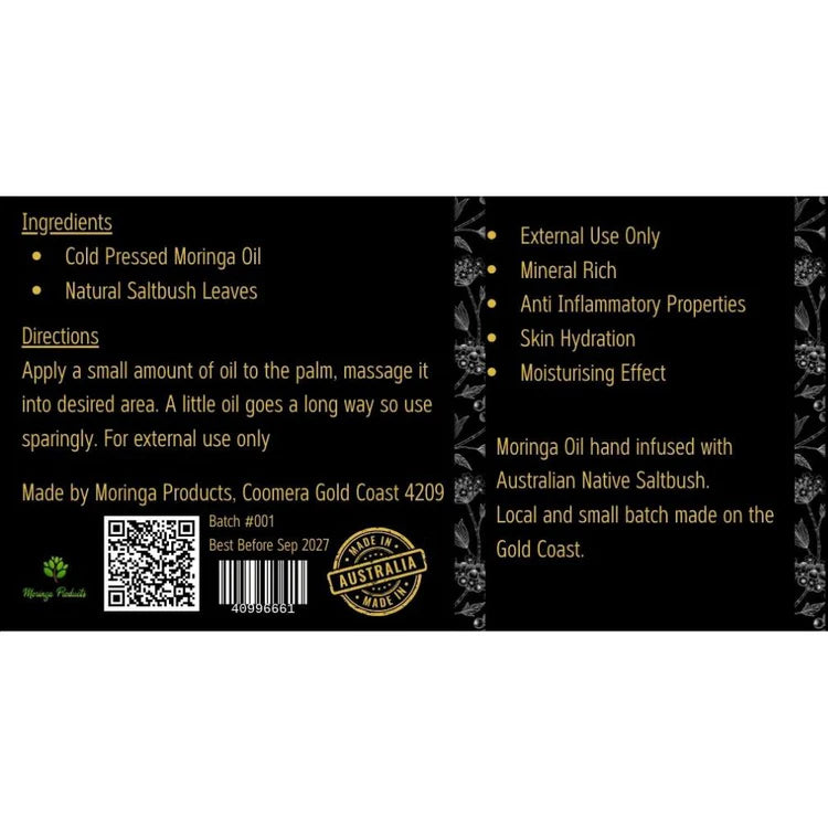 Saltbush Infused Moringa Oil